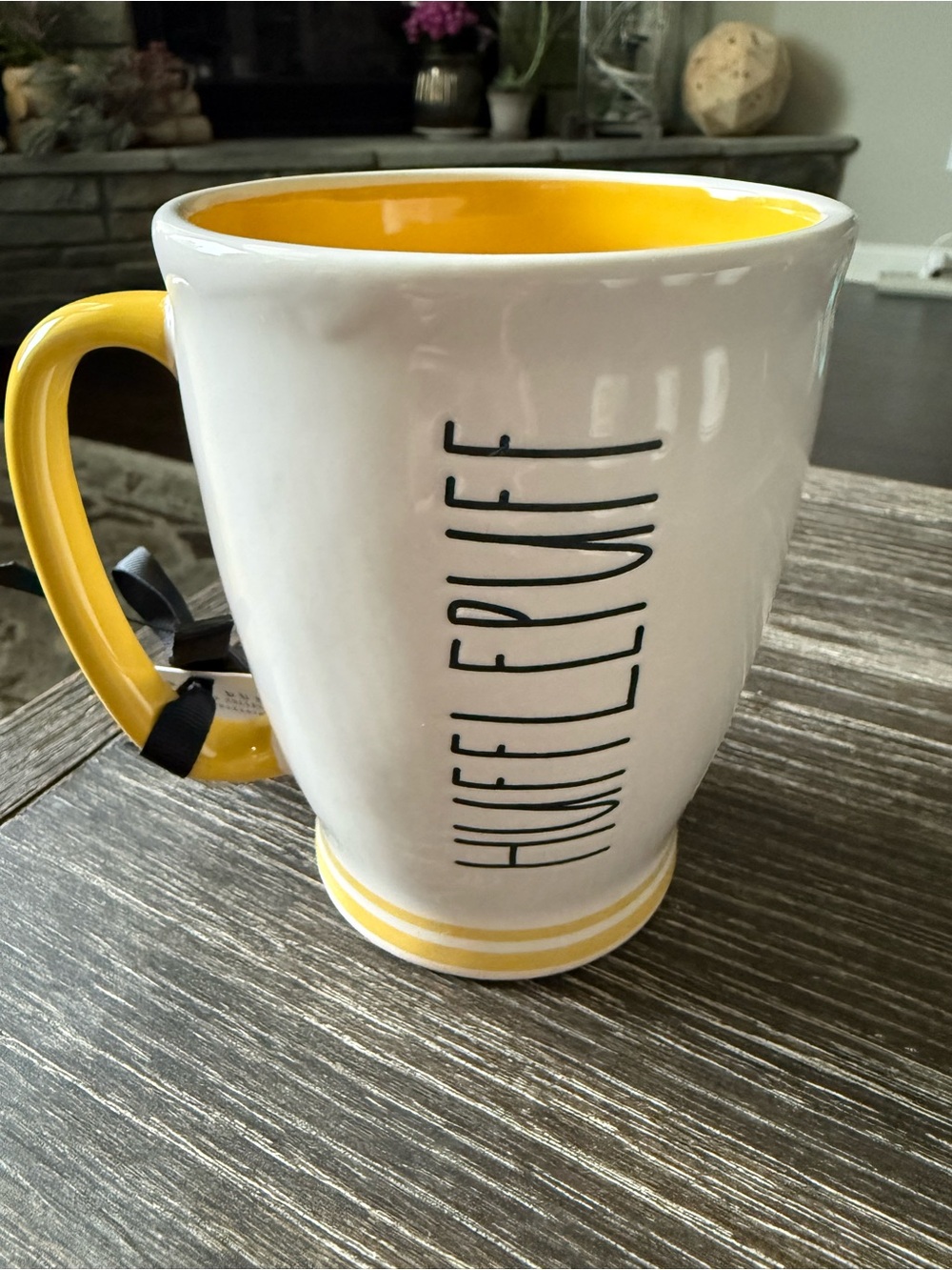 NWT Rae Dunn Harry Potter HUFFLEPUFF mug
Double sided